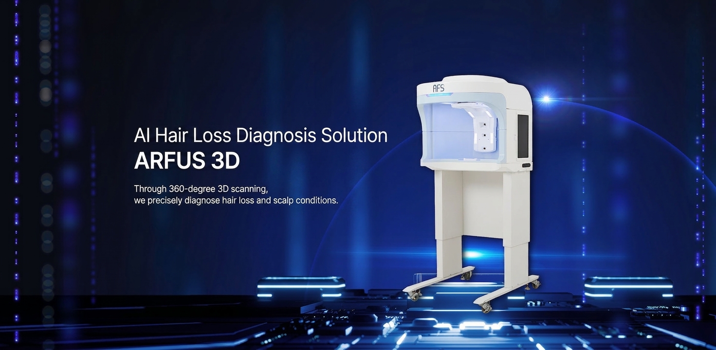 AI Hair Loss Diagnosis Solution | ARFUS 3D | Through 360-degree 3D scanning